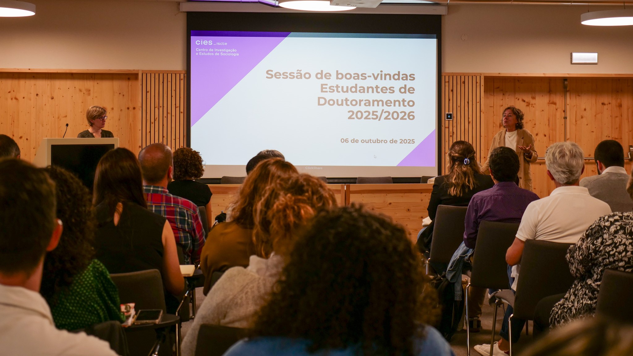 CIES dá as boas-vindas aos novos estudantes de doutoramento 2025/2026